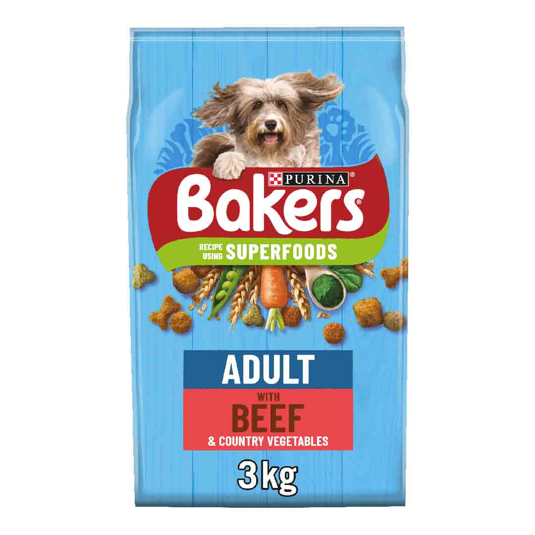 Bakers Bakers Beef Adult Dry Dog Food pet food packaging