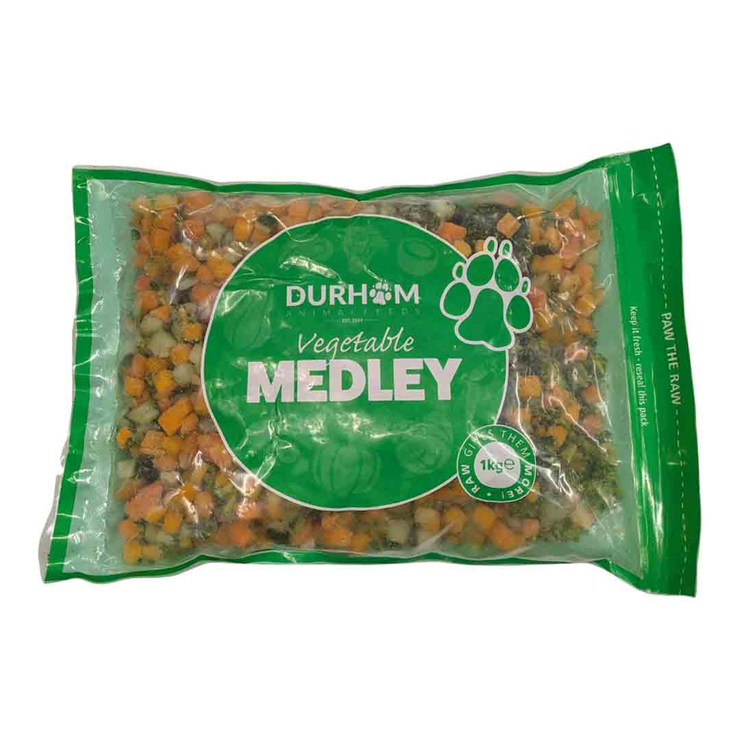 Durham Durham Medley Frozen Mix Adult Dry Dog Food pet food packaging