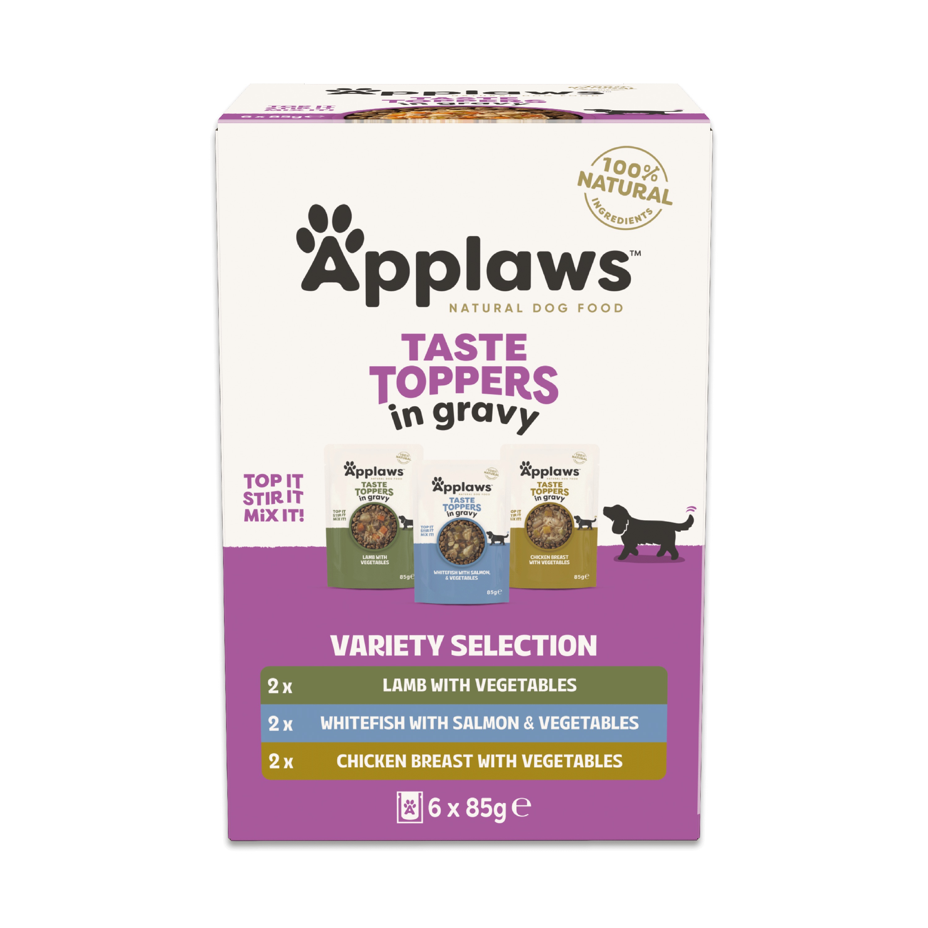 Applaws Applaws Taste Toppers Variety Selection Adult Wet Dog Food pet food packaging