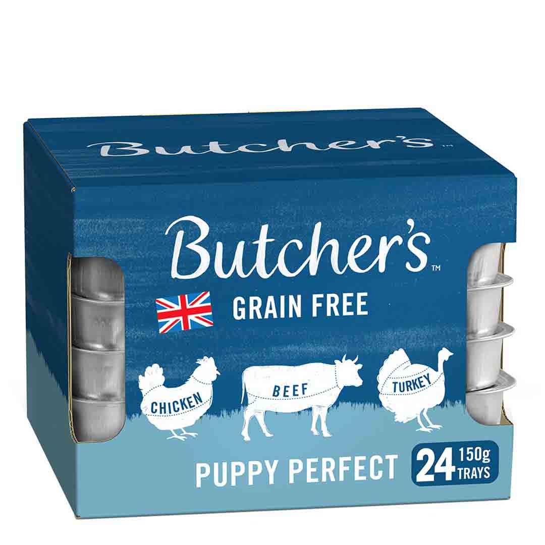 Butcher's Puppy Perfect Dog Food Trays 24 x 150g Wet Dog Food