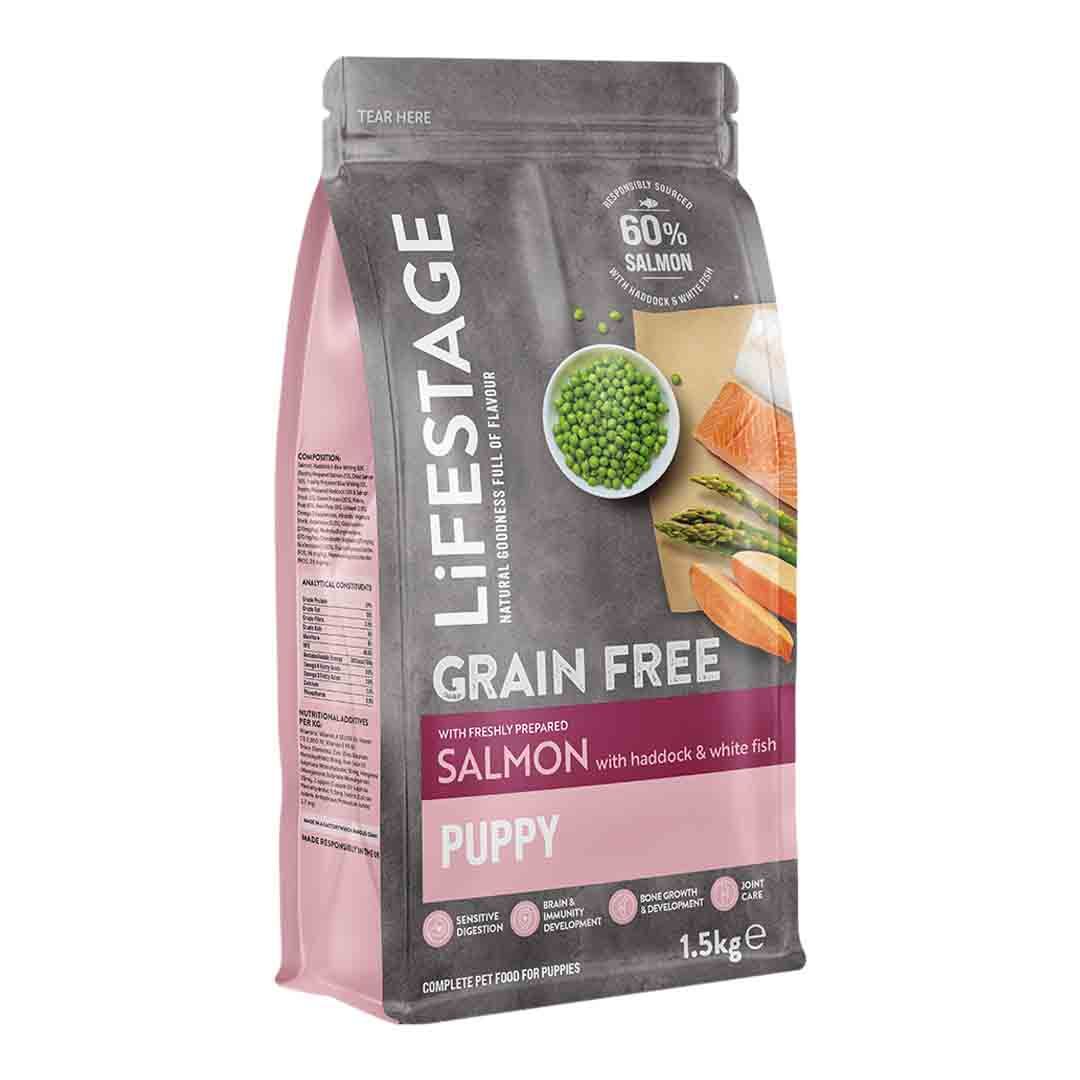 Thumbnail for Grain Free Puppy Food With Salmon And Omega 3