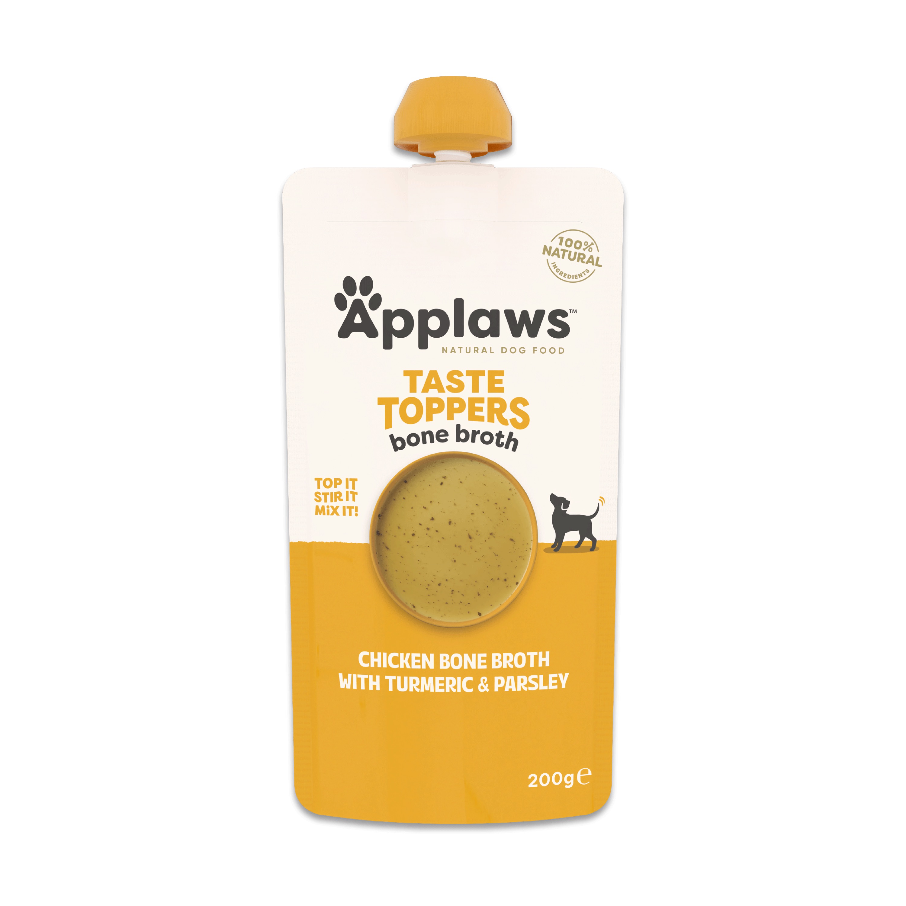 Applaws Applaws Taste Toppers Bone Broth 38 Parsley Chicken Adult Treat Dog Food pet food packaging