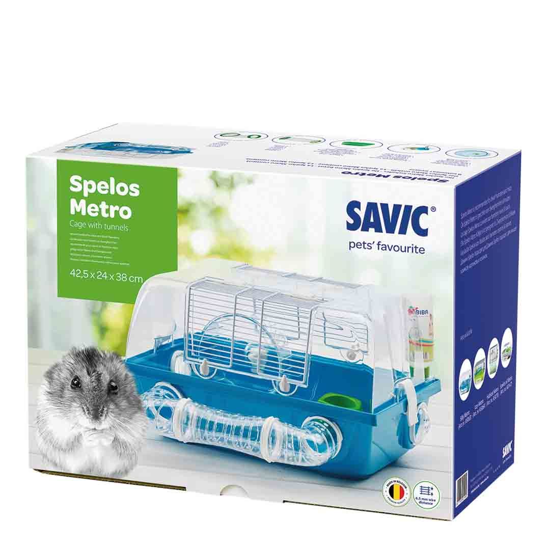Spelos Hamster Cage 42.5 x 38 x 24 cm Small Animal Cage