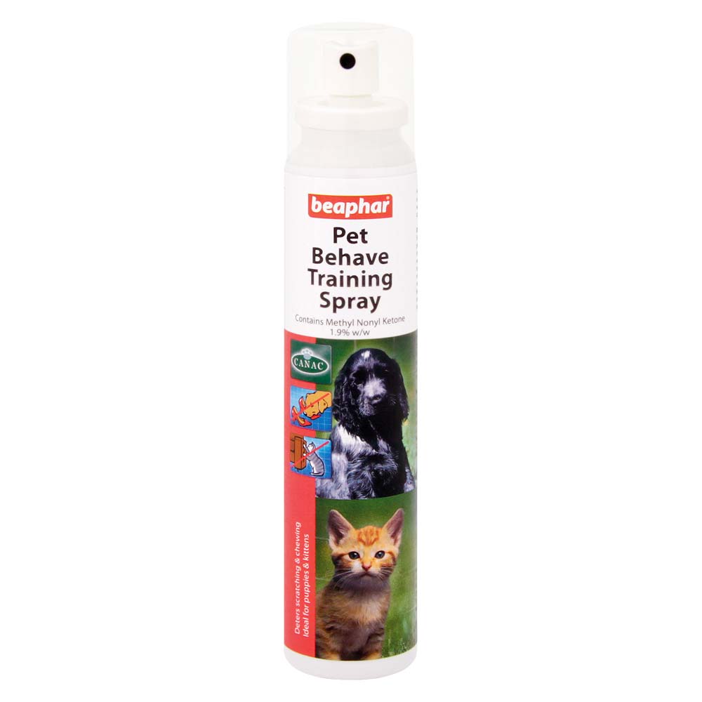 Beaphar Pet Behave Training Spray 125ml Dog Chewing Solutions