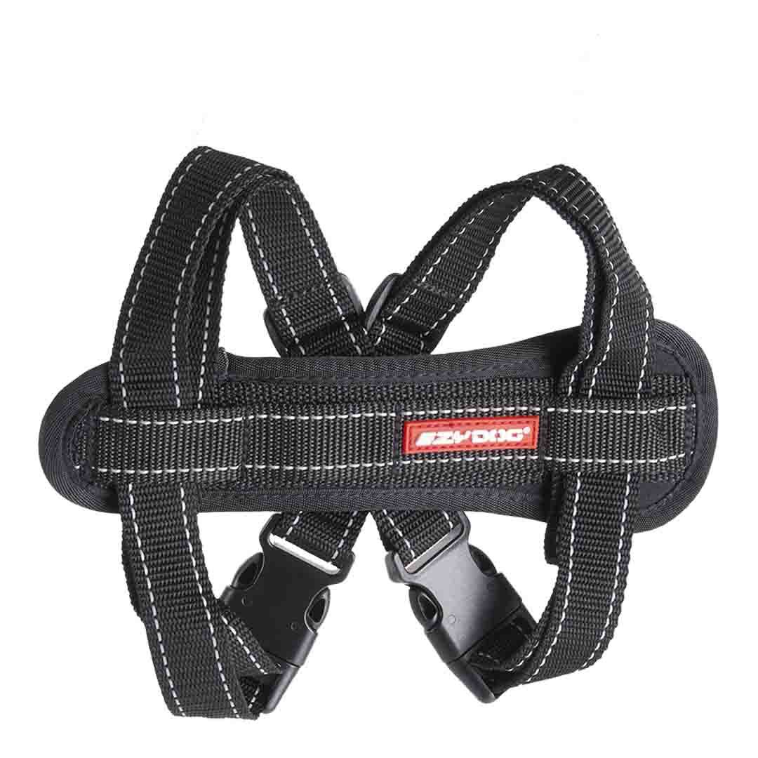 EzyDog ChestPlate Dog Harness Black Dog Harnesses