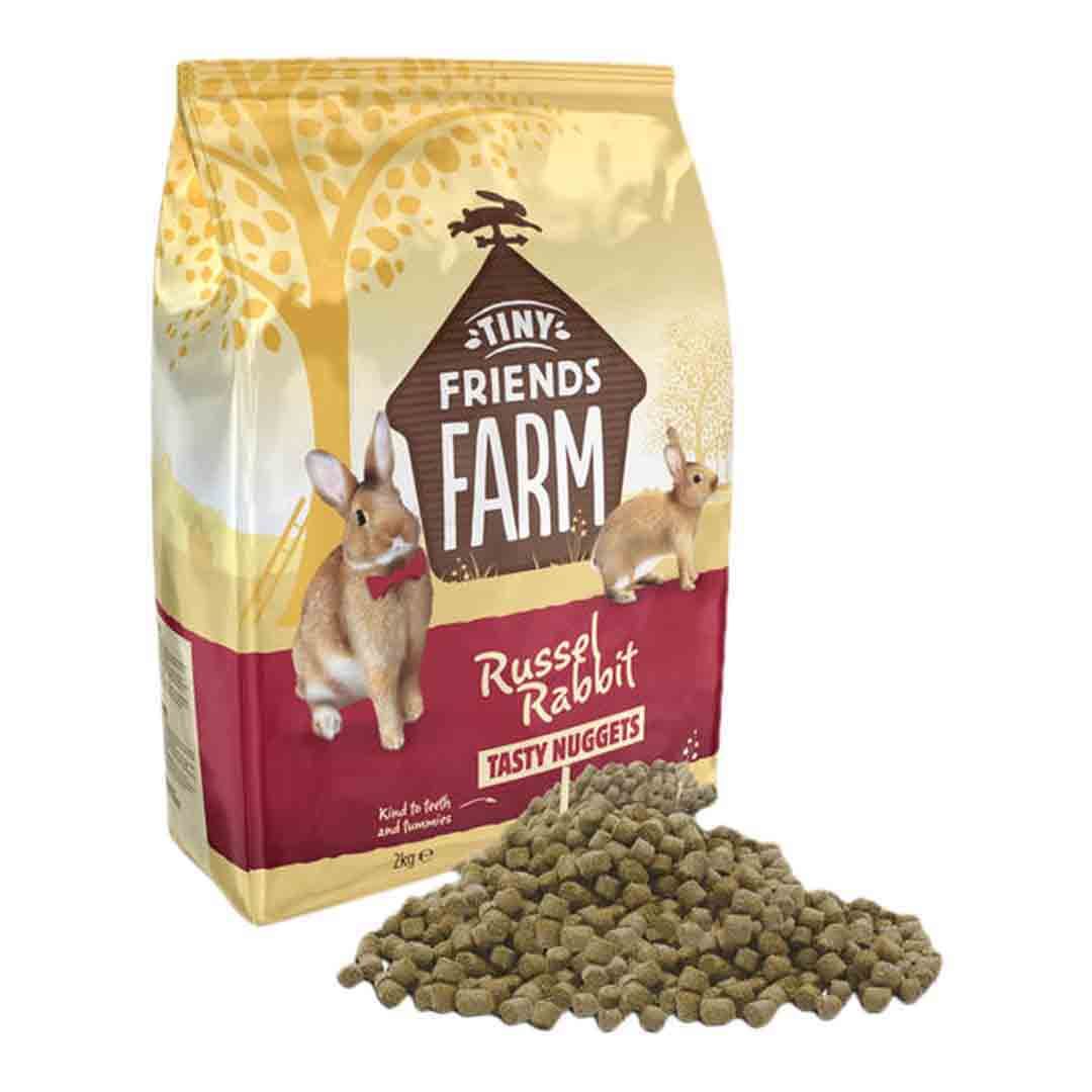 Tiny Friends Farm Russel Rabbit Tasty Nuggets 2kg Rabbit Food & Treats