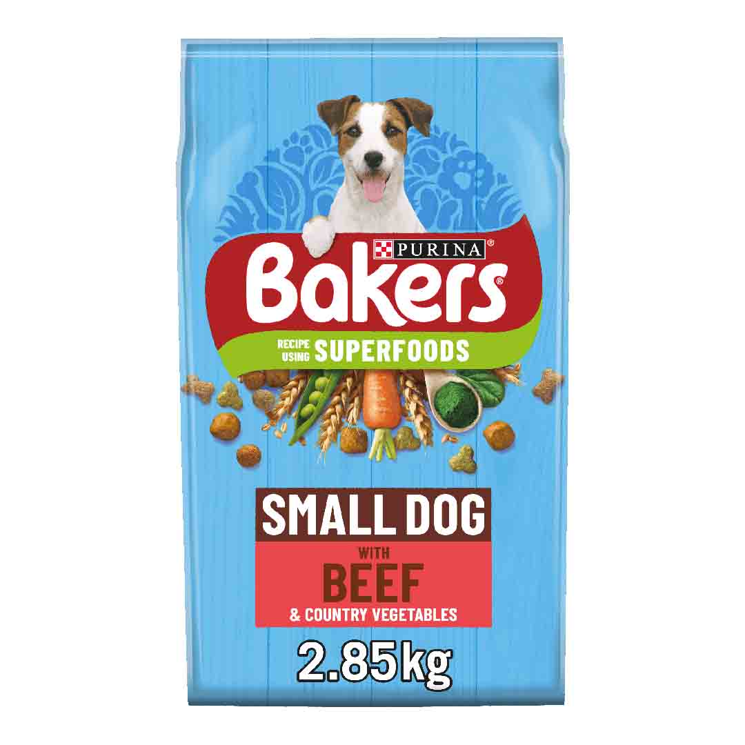 Bakers Adult Small Dog Beef with Country Vegetables Dry