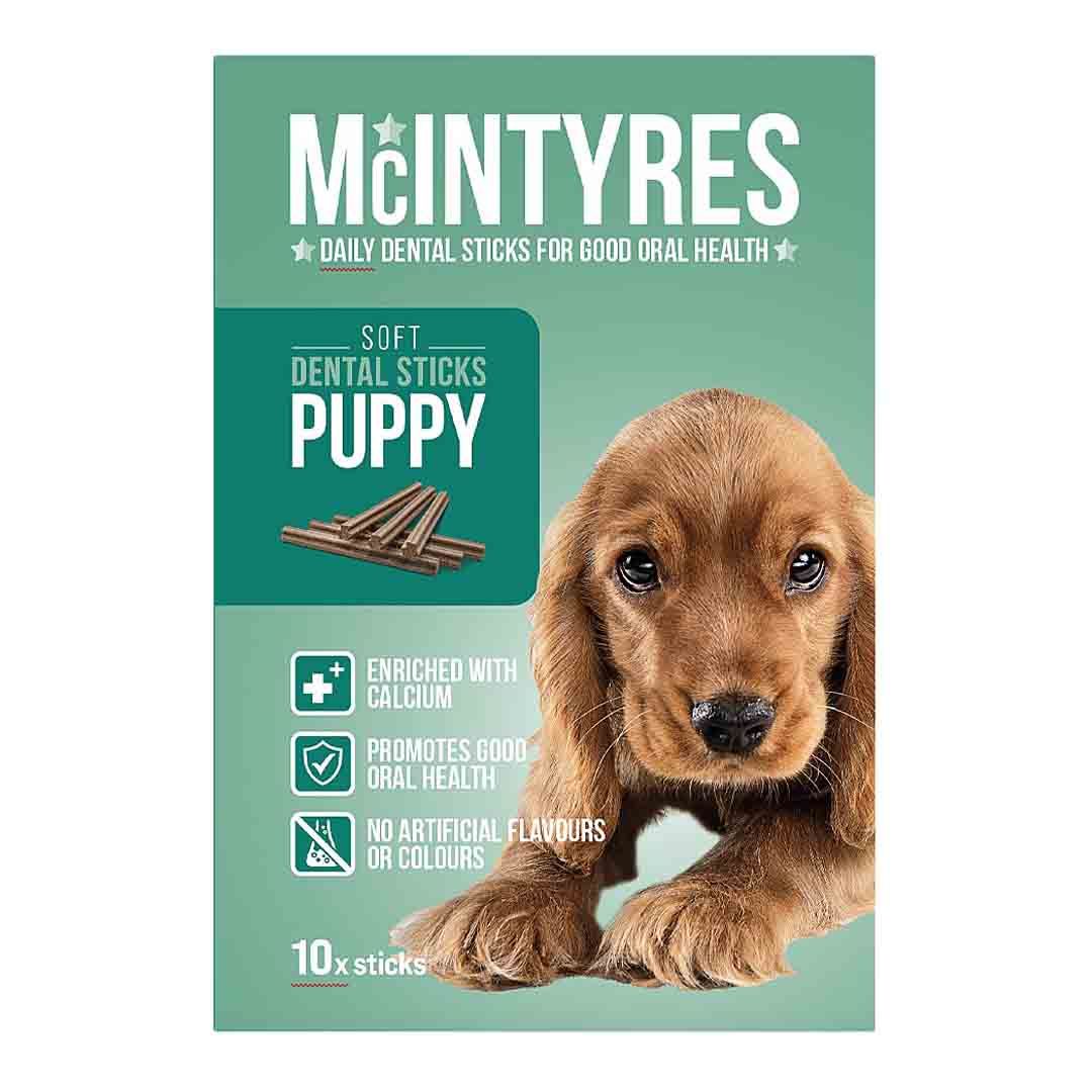 Mcintyre's Dental Small Puppy 10 Pack Dog Dental Chews