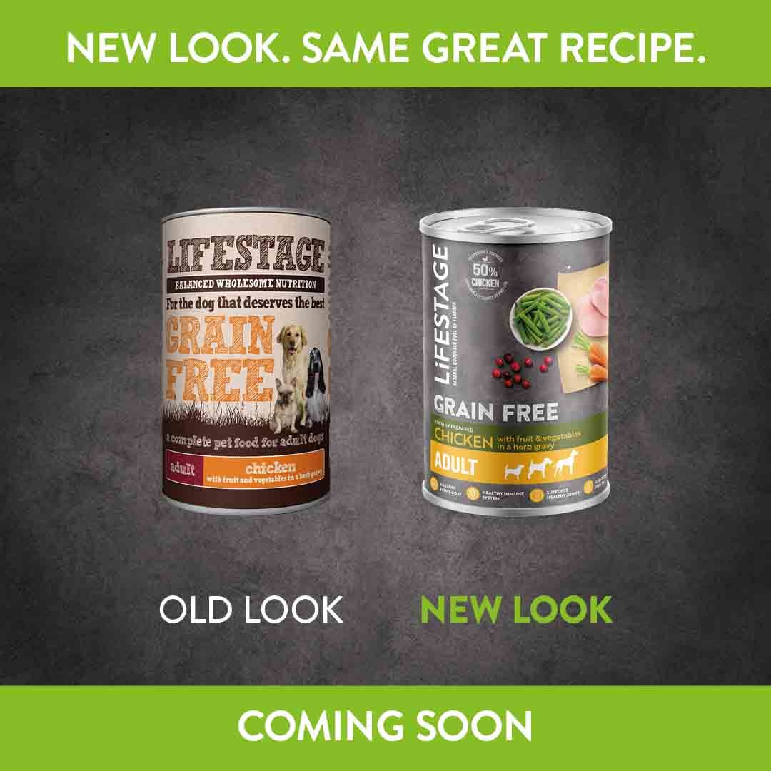 Lifestage Turkey With Fruit And Vegetables Dog Food Can 390g Wet Dog Food