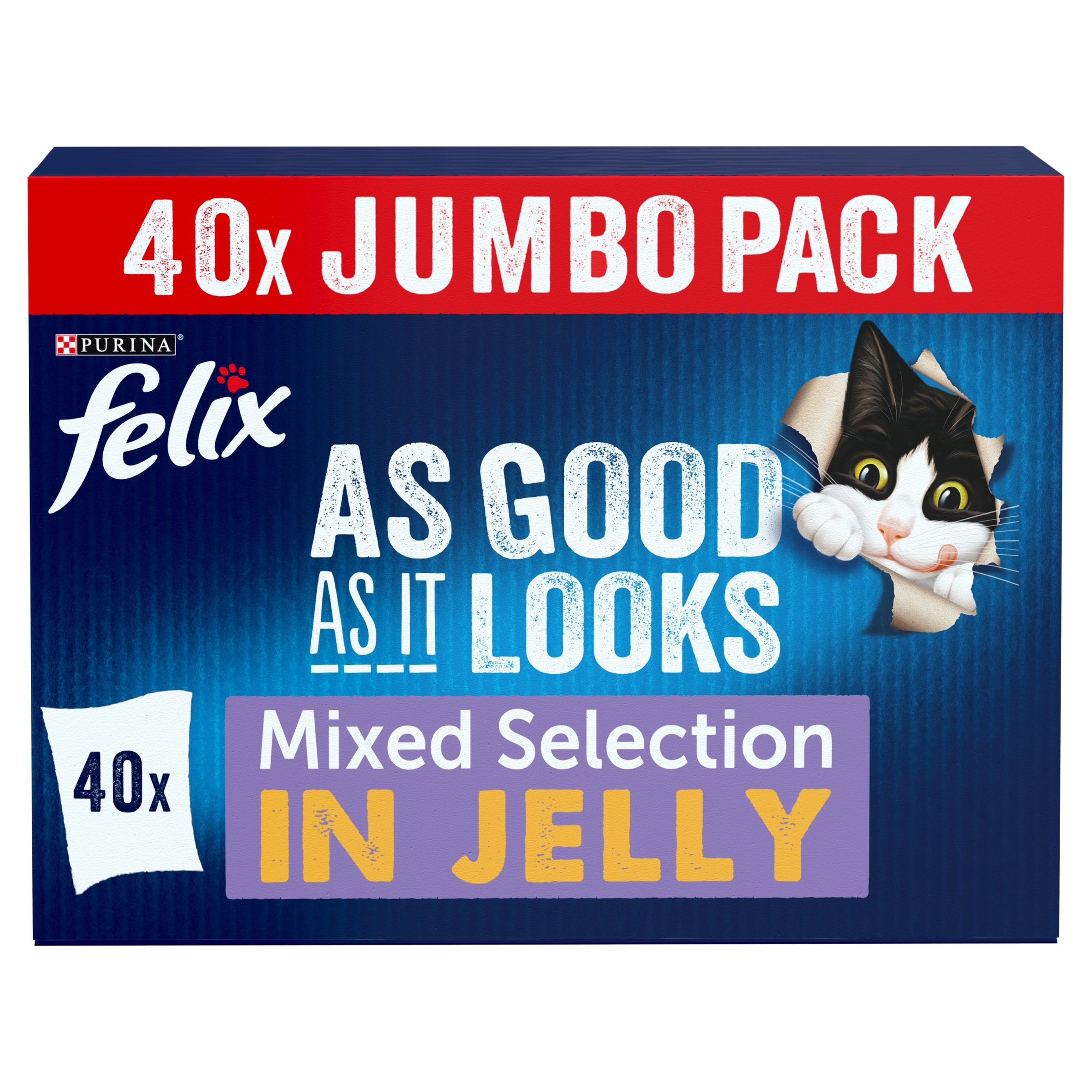 Felix Felix As Good It Looks Adult Wet Cat Food pet food packaging