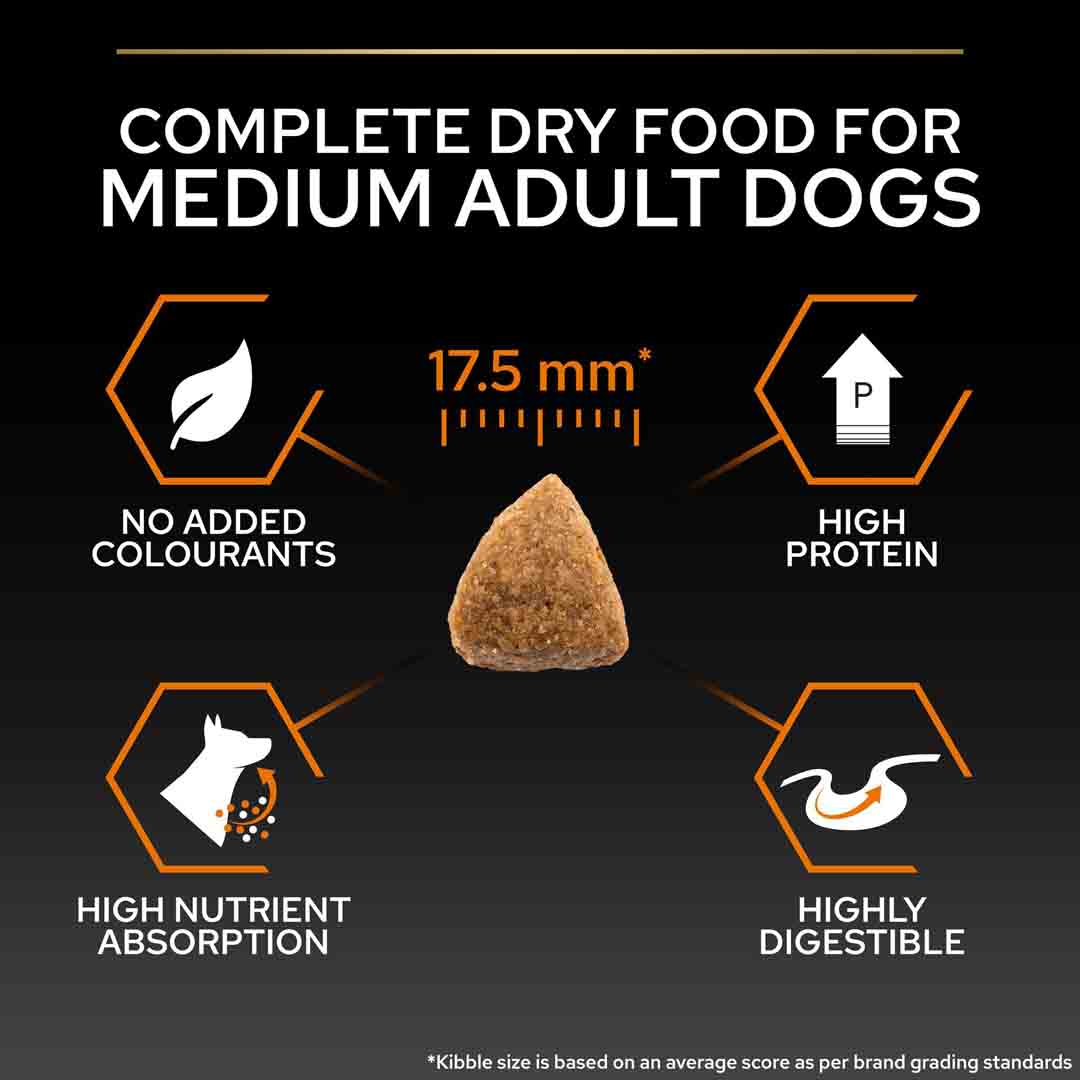 Pro Plan Adult Dog Food Medium Chicken 14kg | Jollyes