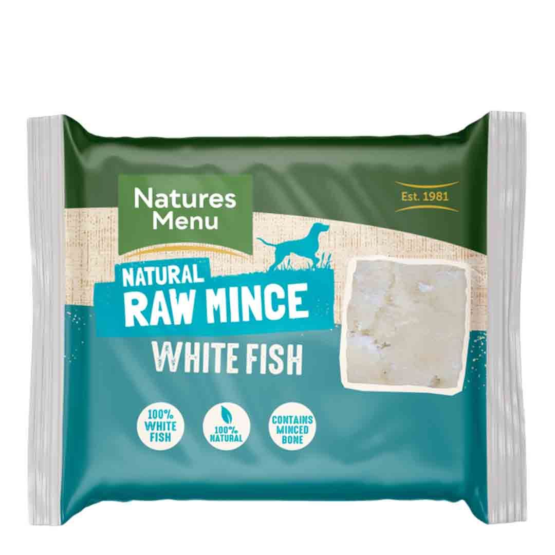 Natures Menu Frozen White Fish 400g Frozen Dog Food