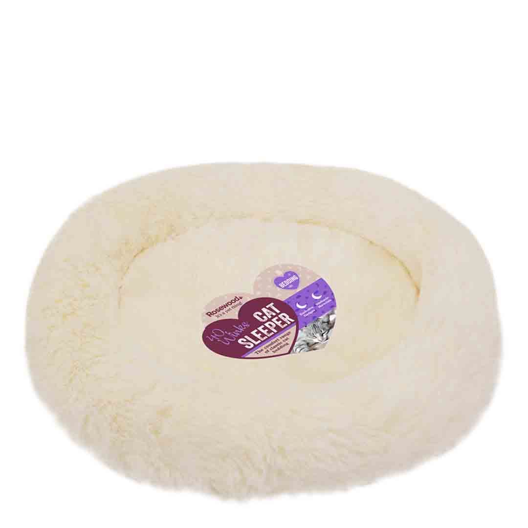 Rosewood Cream Doughnut Bed Dog & Cat Beds