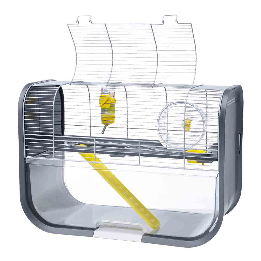 Savic Geneva Hamster Cage Silver/Anthracite