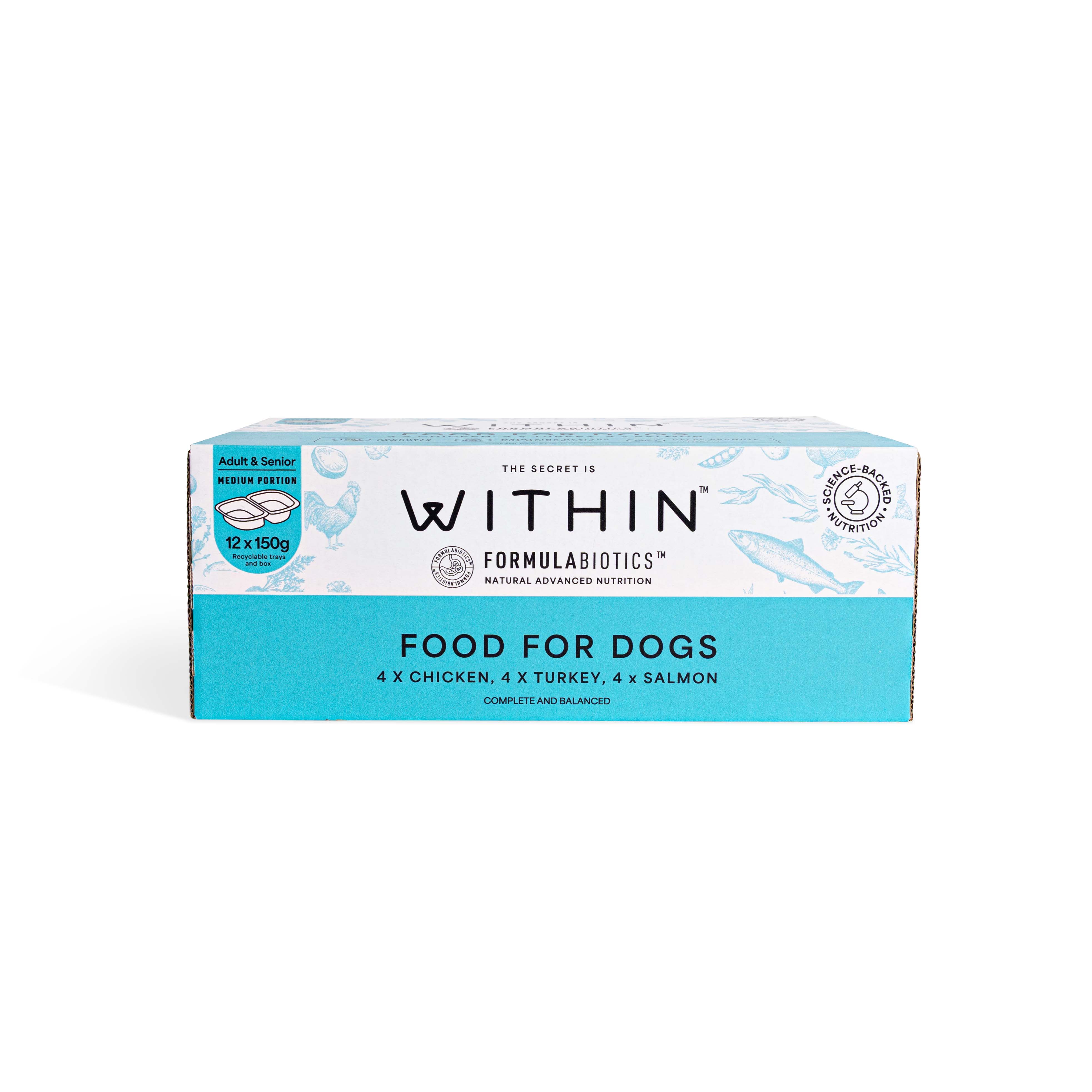 Jollyes Brand Jollyes Brand Within Grain Free Variety Salmon Adult Dry Dog Food pet food packaging