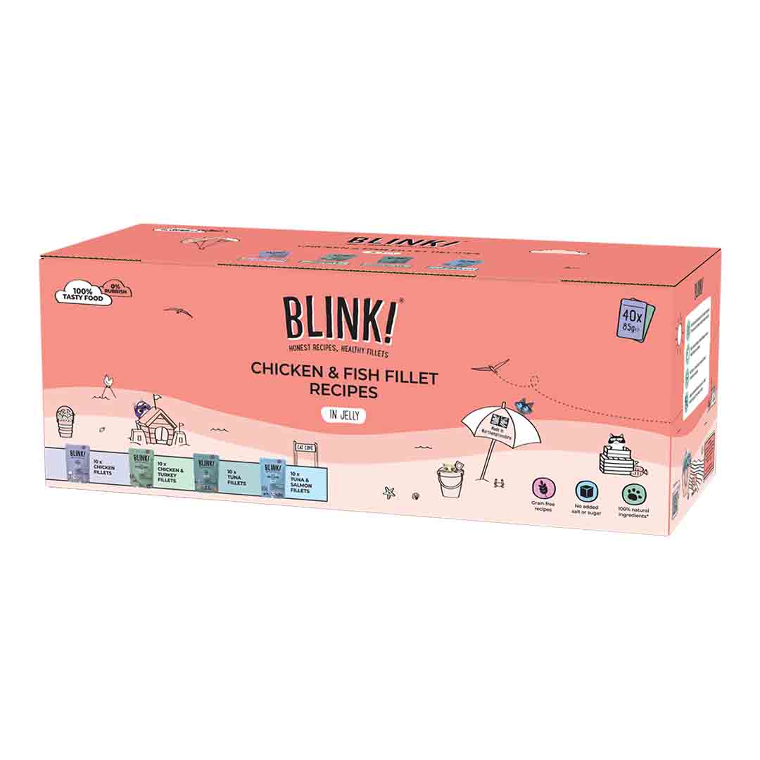 Blink Blink 38 Selection Chicken Adult Wet Cat Food pet food packaging