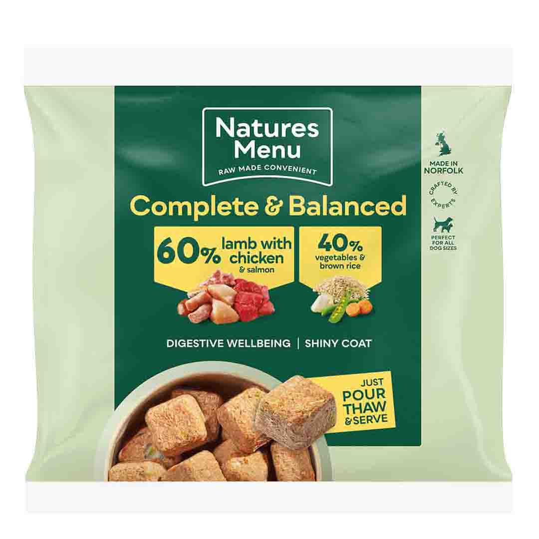 Natures Menu Frozen Nuggets Lamb 1kg Frozen Dog Food