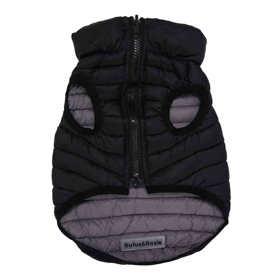 Rufus & Rosie Reversable Puffer Jacket Small Dog Coat Jollyes