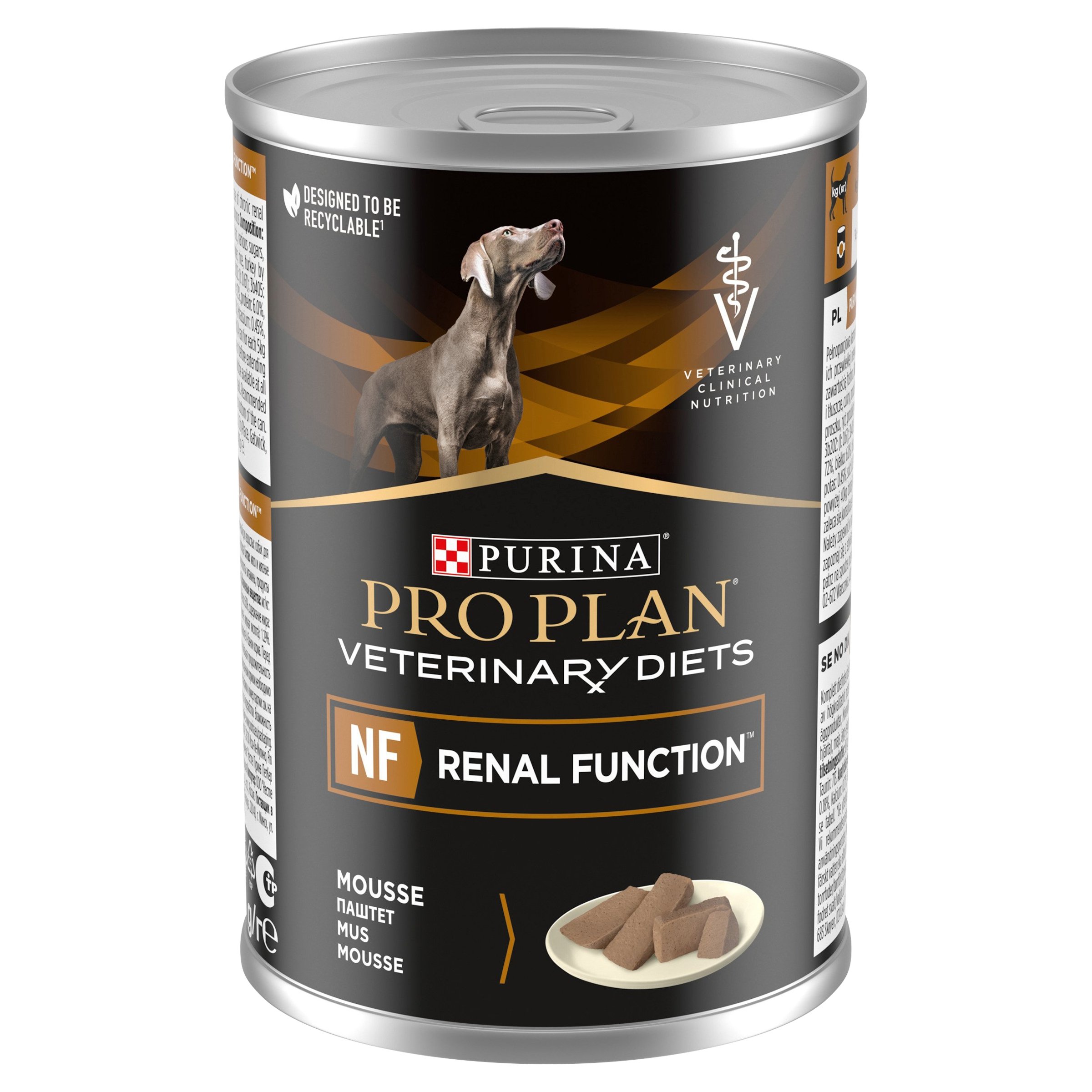 Pro Plan Veterinary Diets NF Renal Mousse Wet Dog Food 12x400g