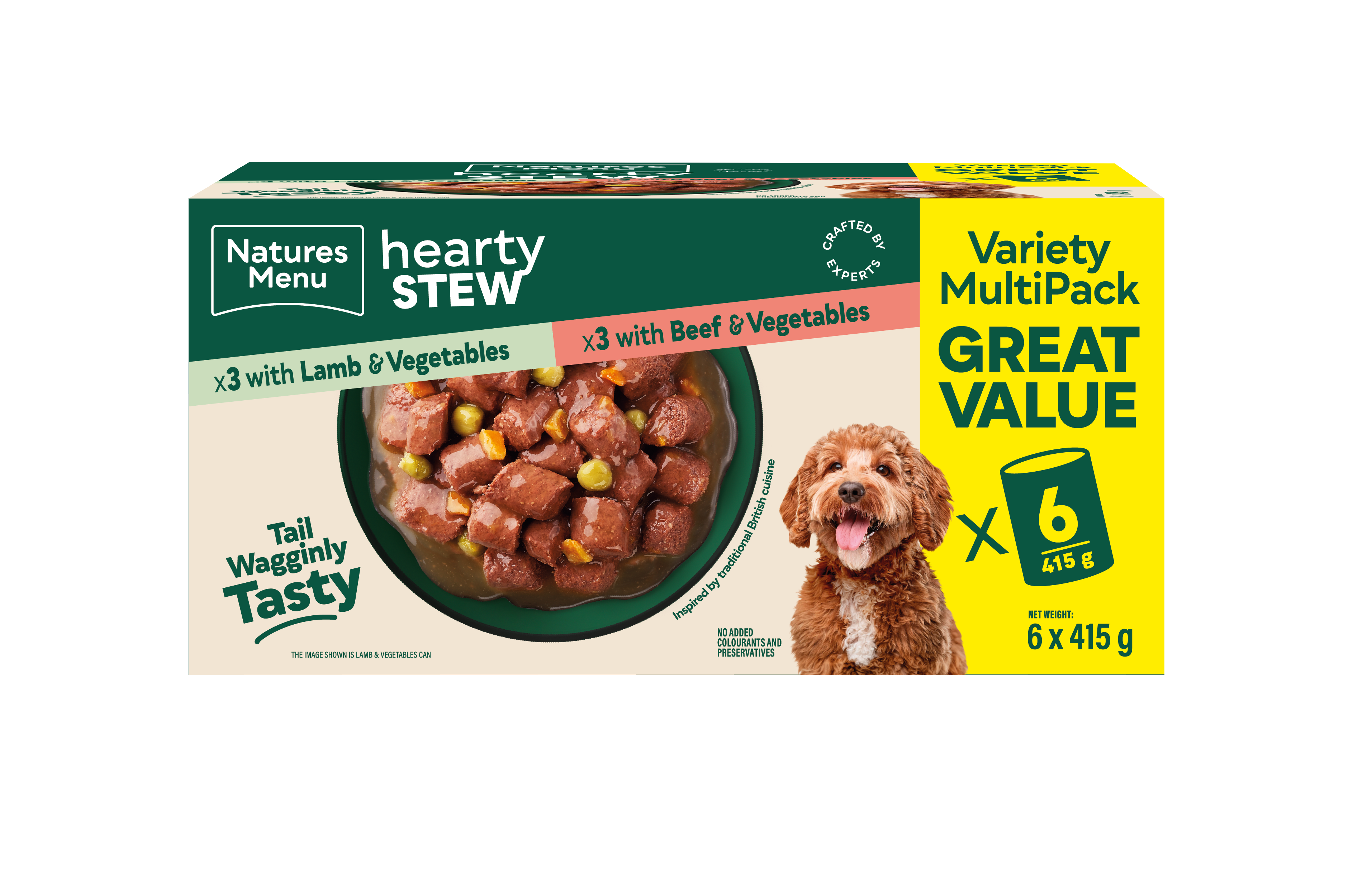 Natures menu Natures Menu 38 Stews Beef Lamb Adult Wet Dog Food pet food packaging