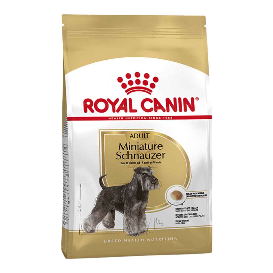Royal Canin Royal Canin Miniature Schnauzer Adult Dry Dog Food pet food packaging