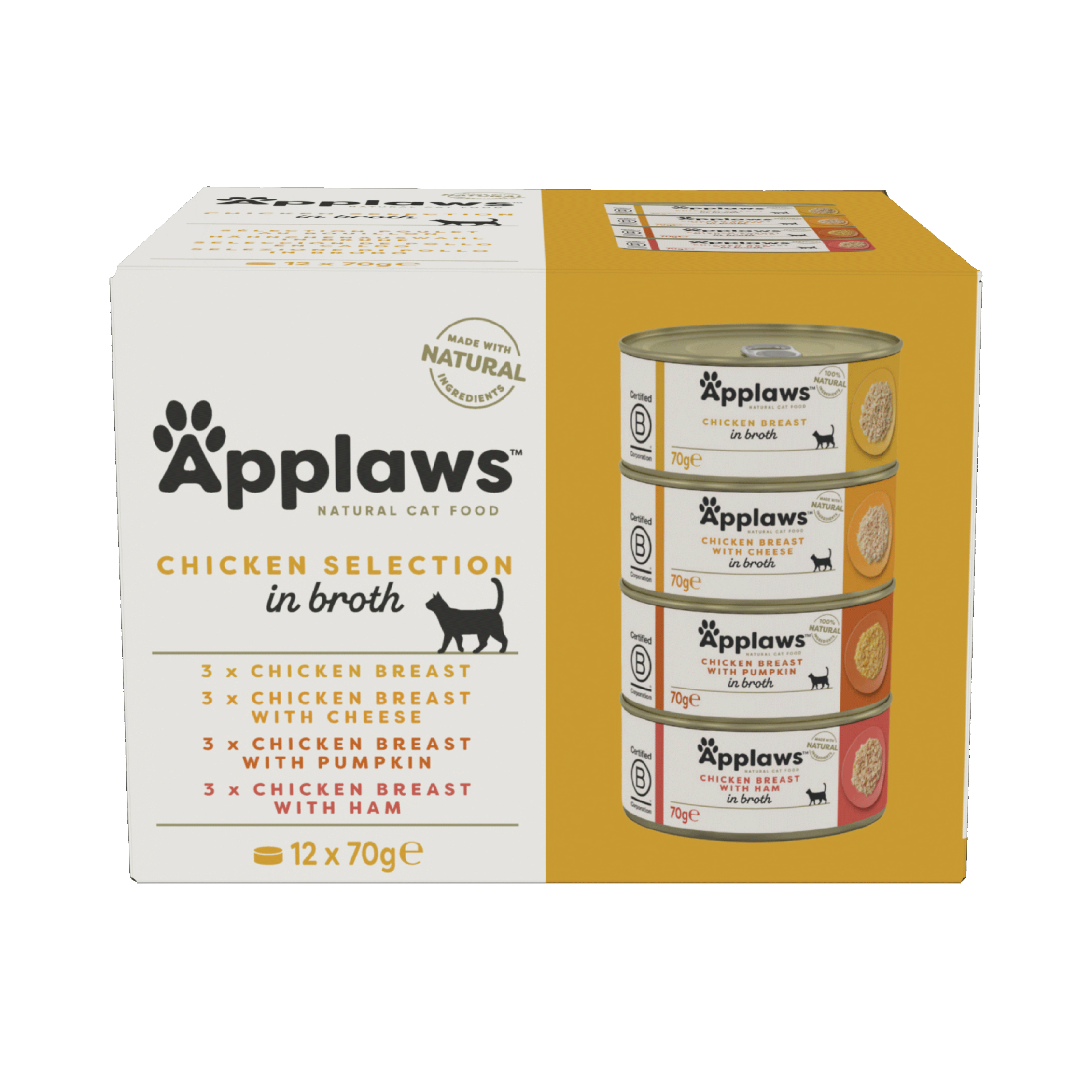 Applaws Applaws Selection Chicken Adult Wet Cat Food pet food packaging