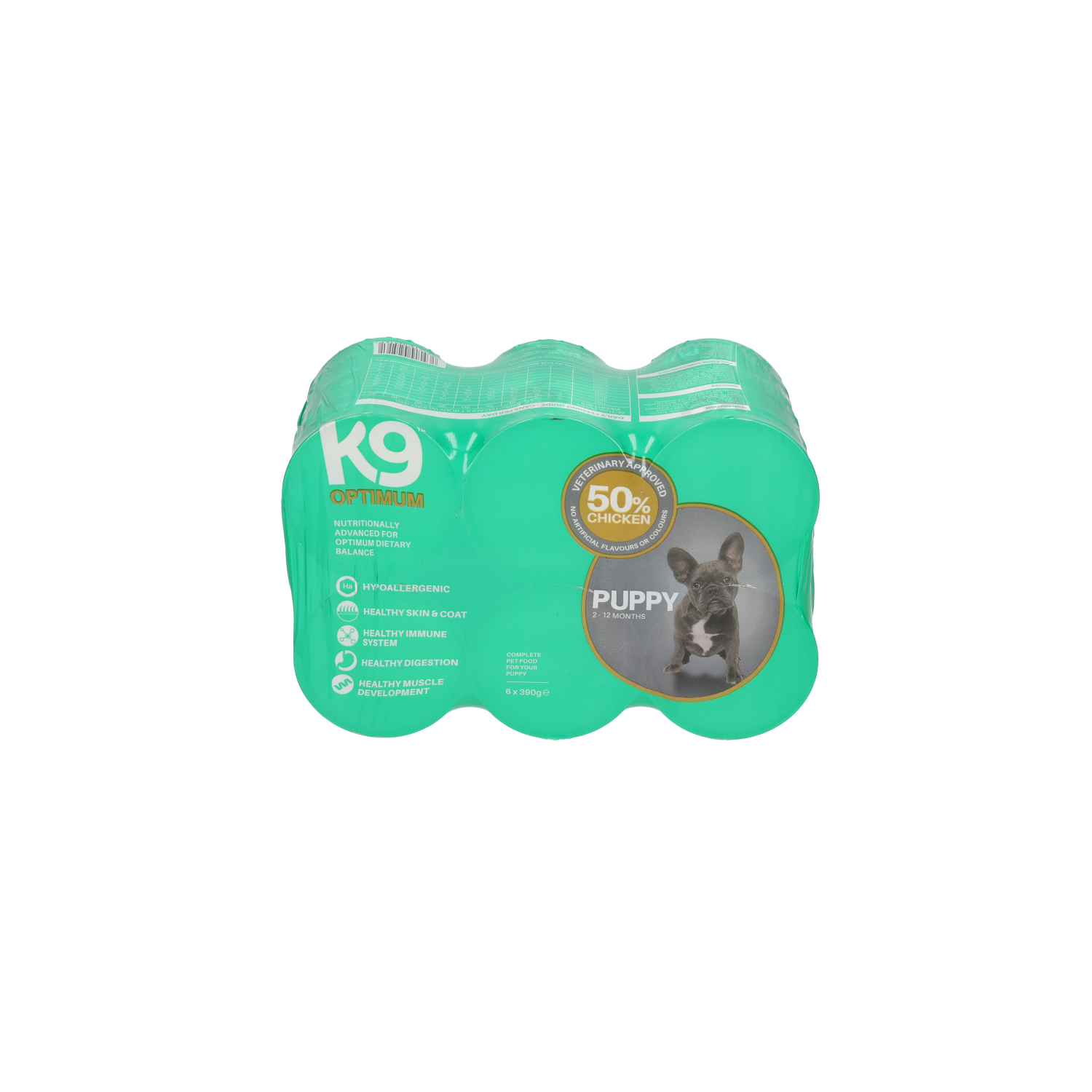 K9 Optimum K9 Optimum Chicken Puppy Wet Dog Food pet food packaging