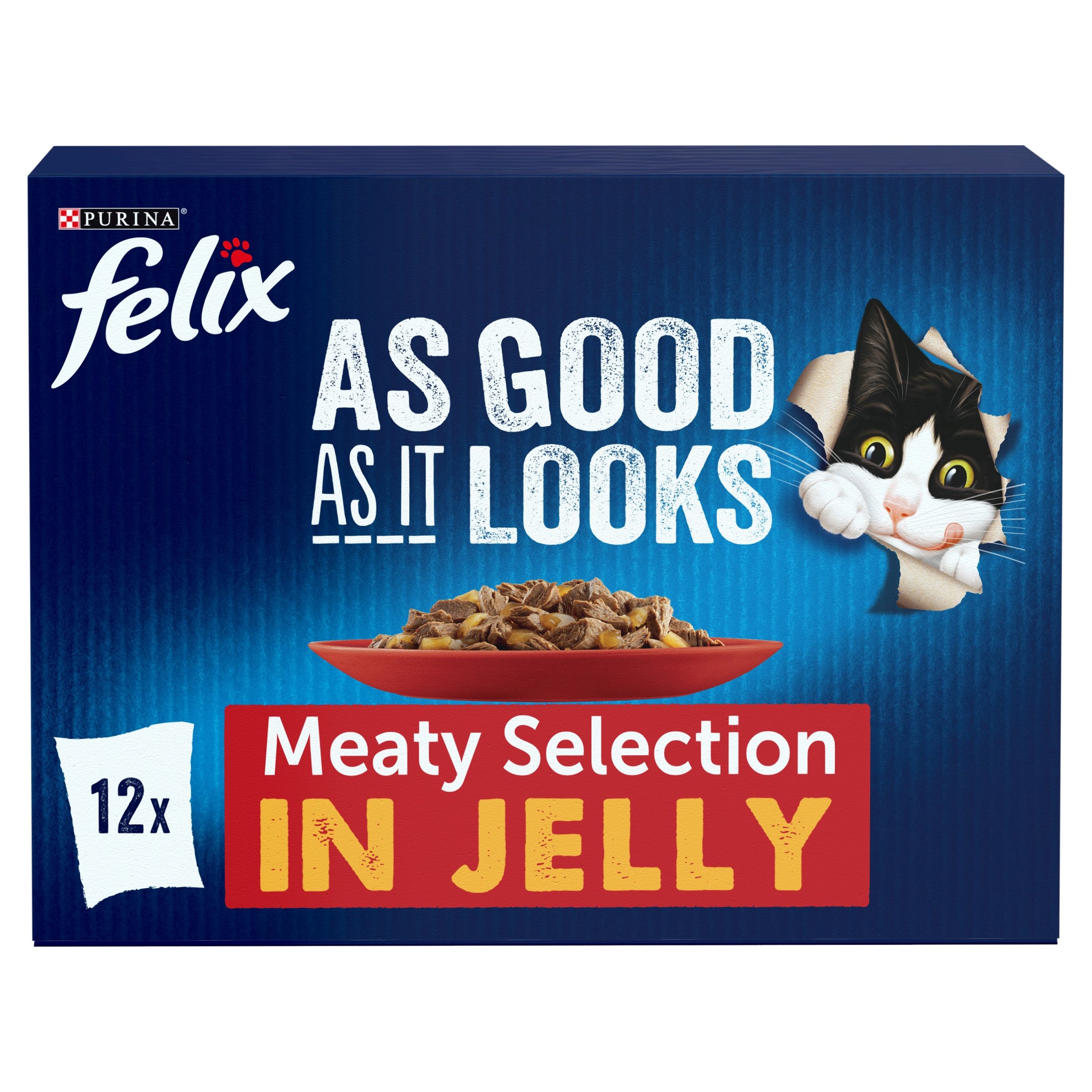 Felix Felix As Good It Looks Selection Adult Wet Cat Food pet food packaging