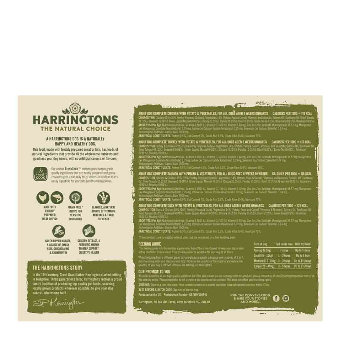 HarringtonsThe Natural Choice Wet Dog Food Mixed Selection 6 x