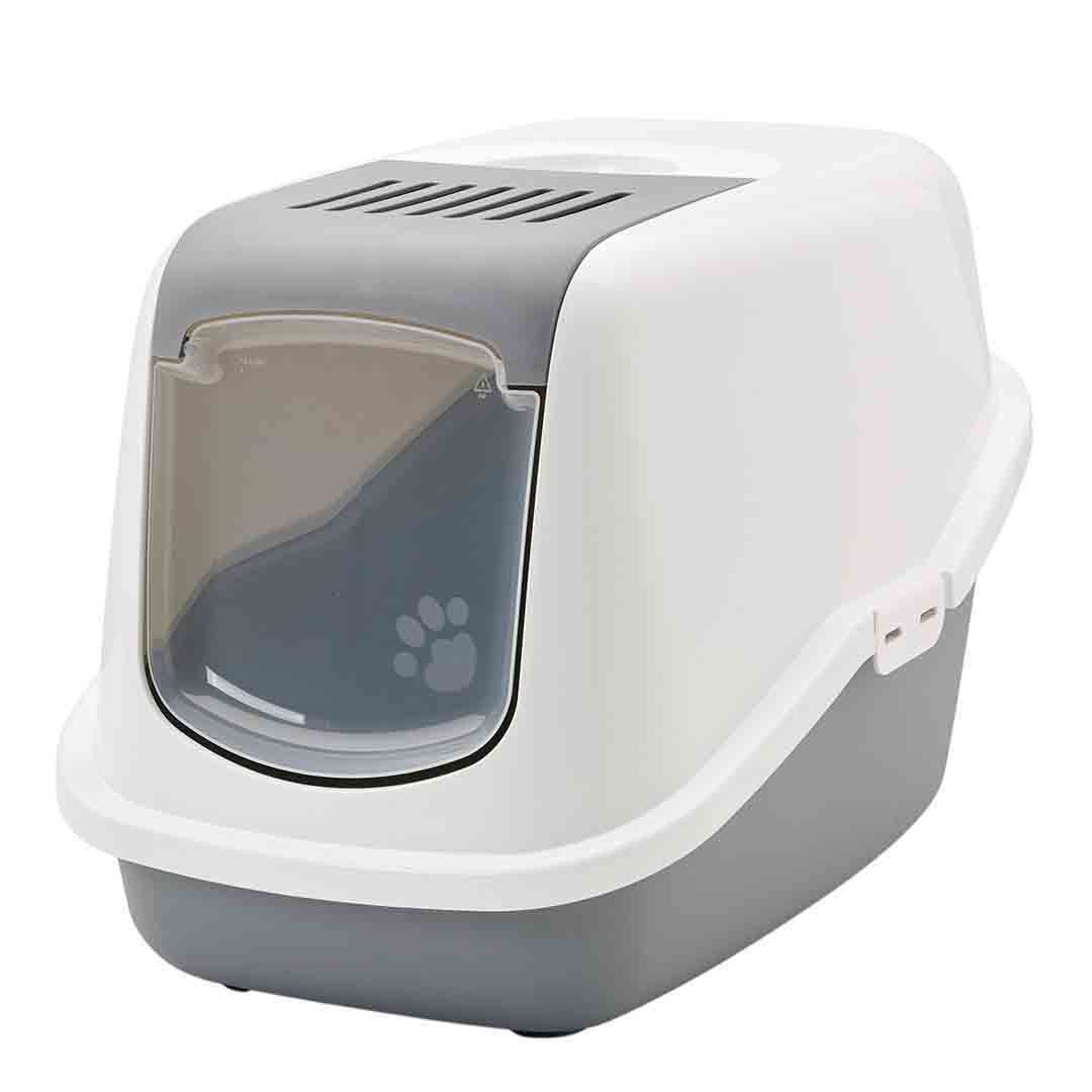 Savic Nestor Cat Toilet, Cat Litter Toilet Cold Grey Shade
