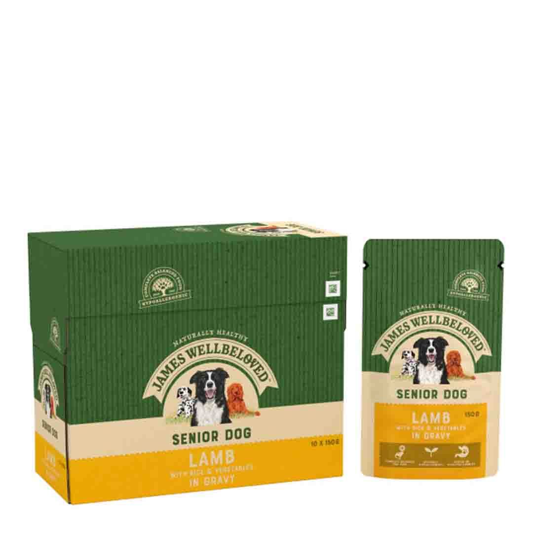 James Wellbeloved Senior Lamb In Gravy Dog Food