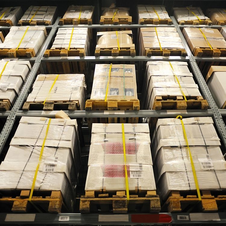 Aufbewahrung im Lager