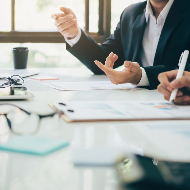 Beratung am Schreibtisch