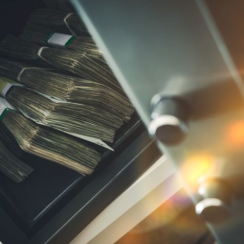 Bargeld im Tresor