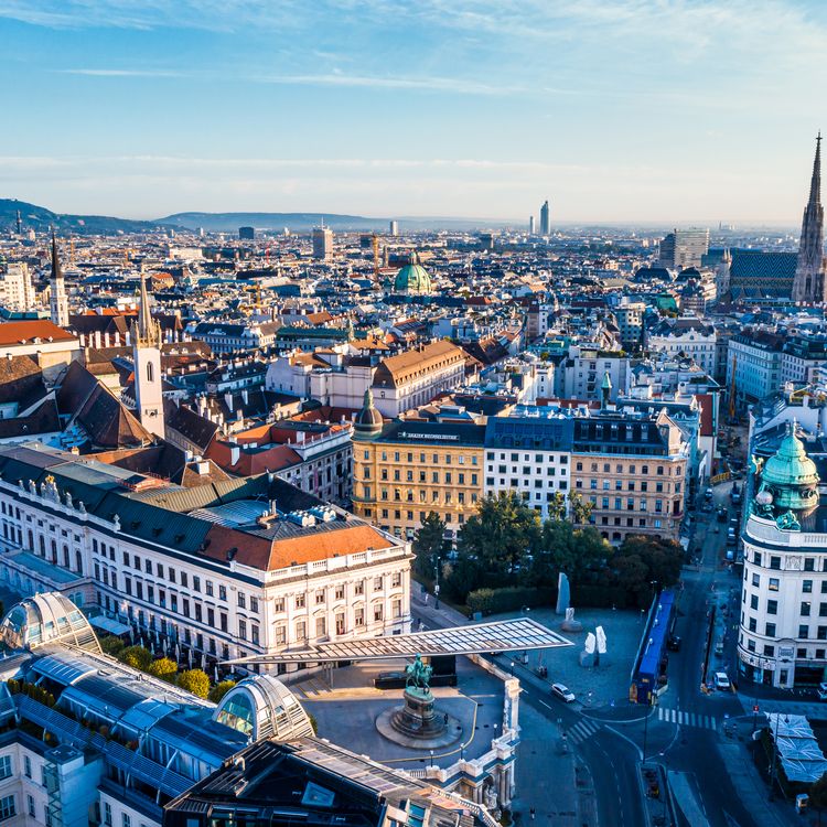 Wien bei Sonnenaufgang
