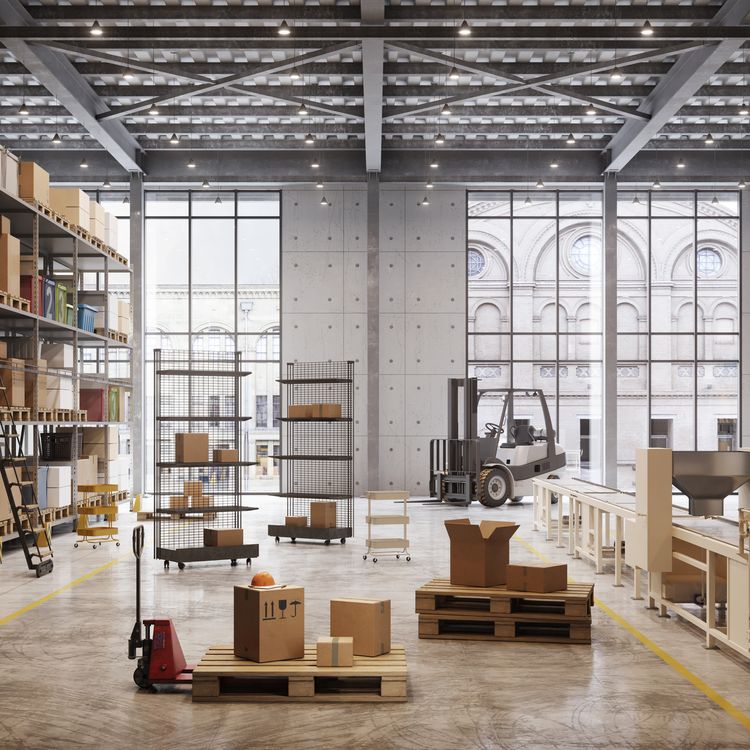 Werkslager von Innen