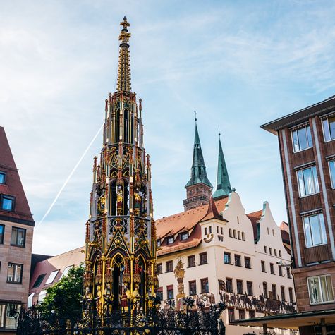 Brunnen Marktplatz Nürnberg