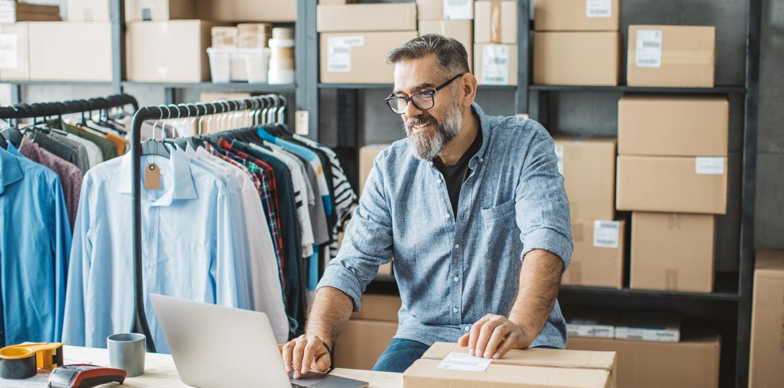 Pakete werden vorbereitet