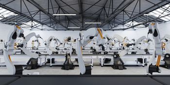 Roboter am Förderband