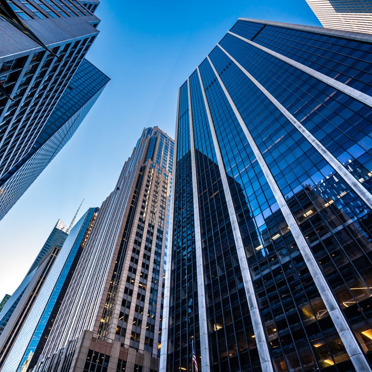 Wolkenkratzer in Manhattan