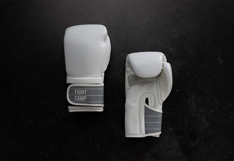 White FightCamp boxing gloves