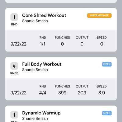 Josh FightCamp App