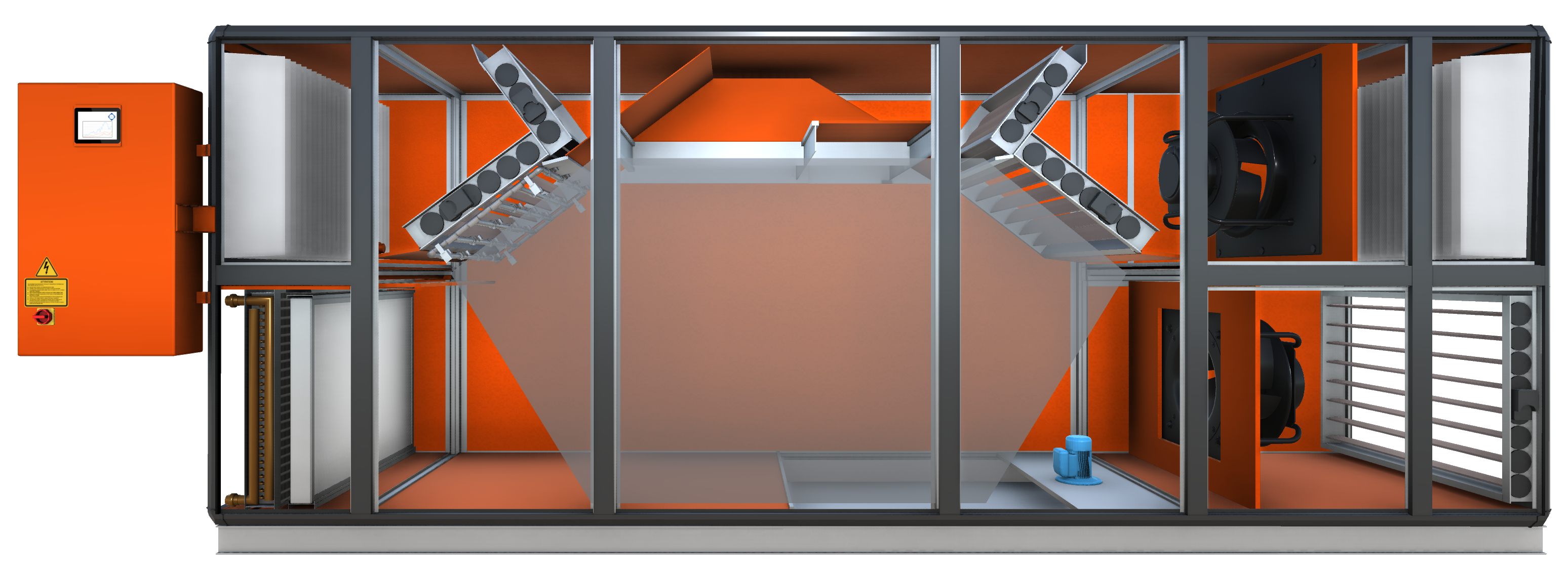NX Adconair Series · One heat recovery system, various solutions · Menerga