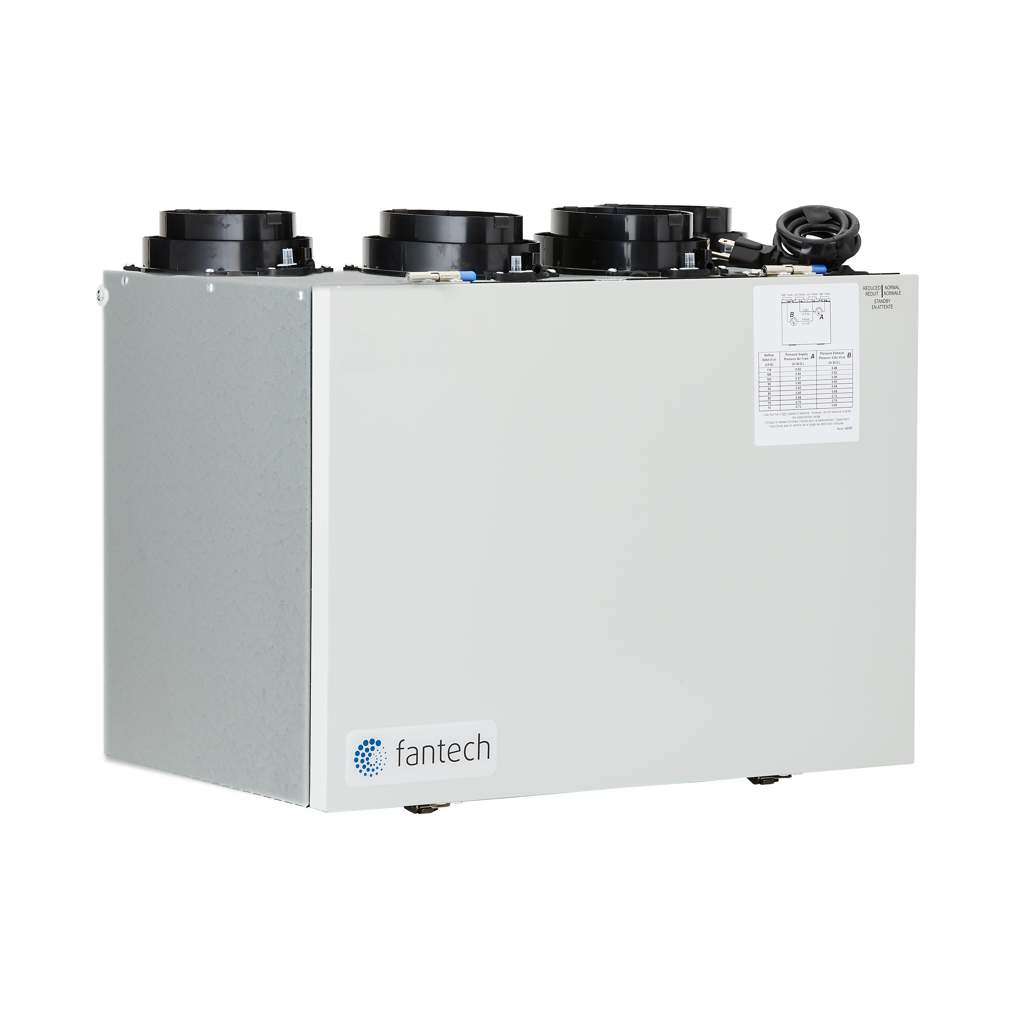 VHR Fresh air appliances · VHR: Residential HRV (Heat