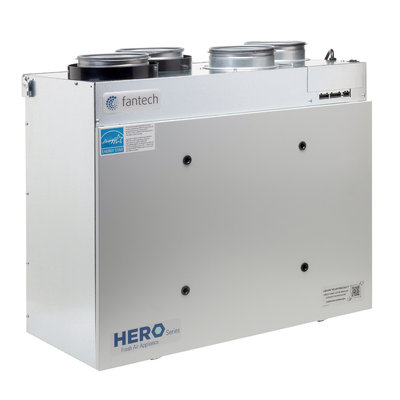HERO, ERV/HRV for balanced ventilation in single- and multi-family homes