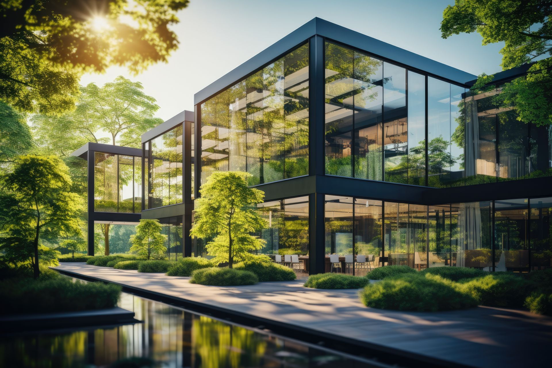 3D rendering of a building