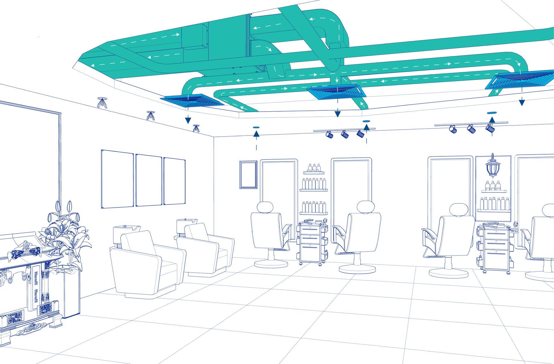 Salon Ventilation