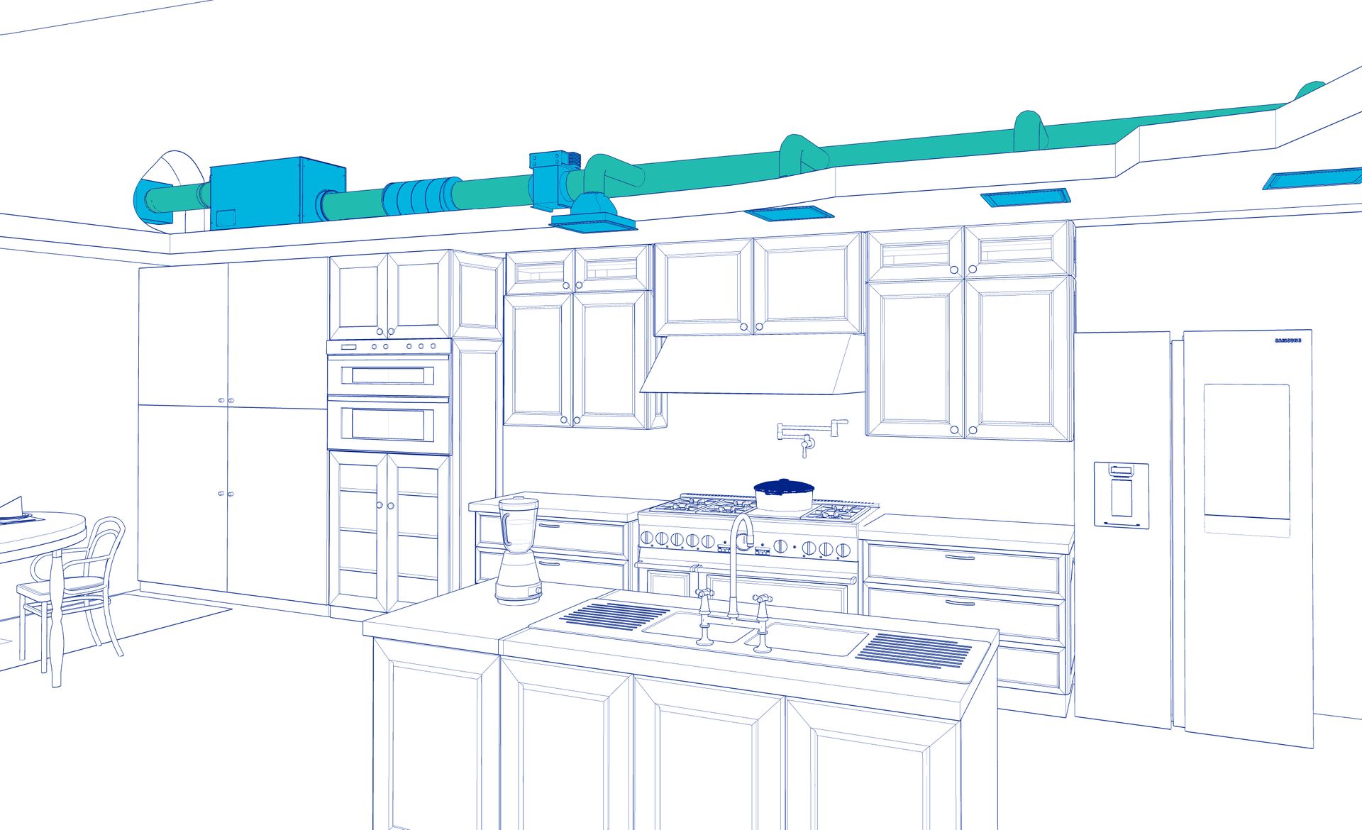 Kitchen Muas With Silencer And Heater