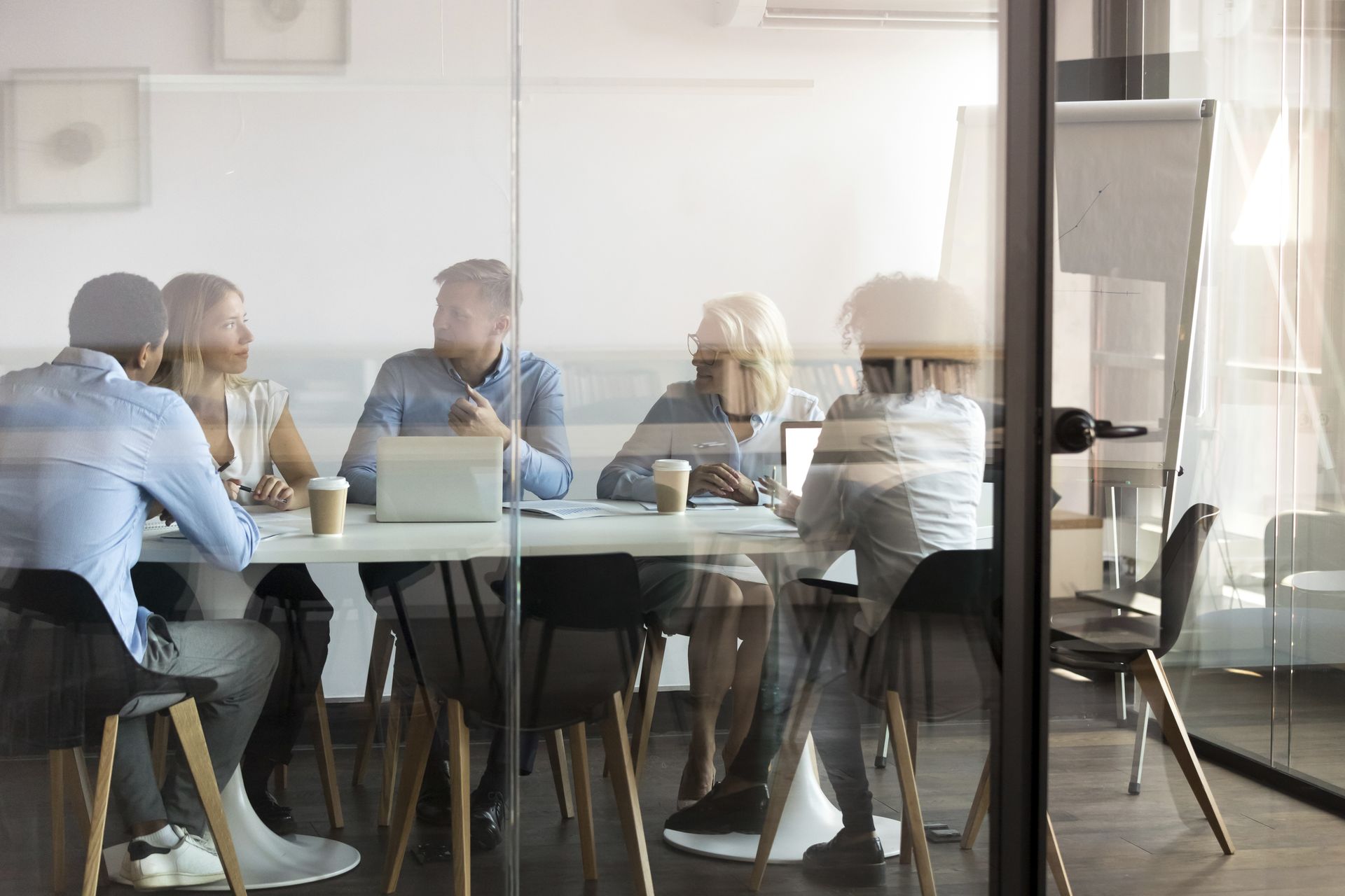 Image of people in a board room
