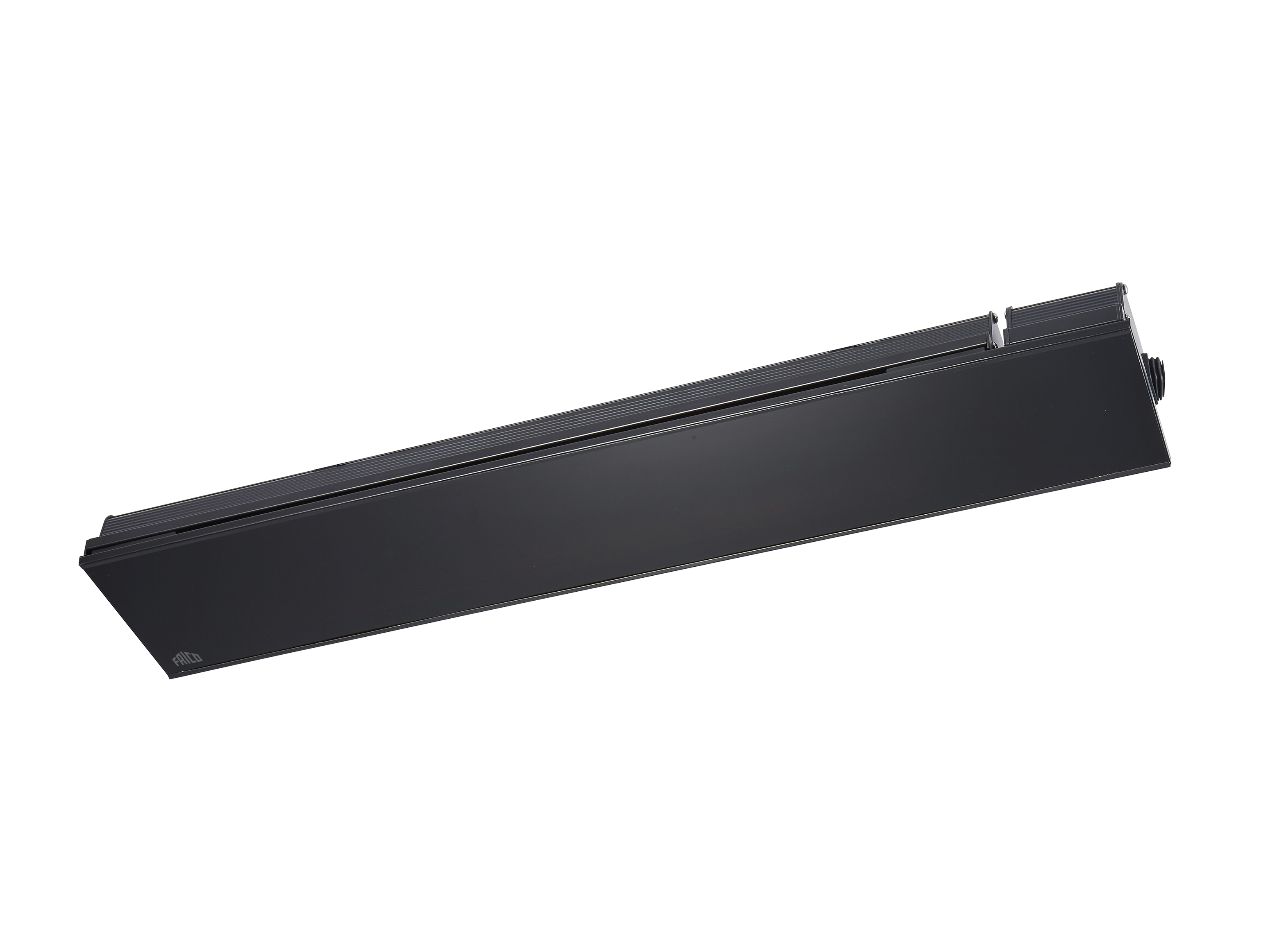 Relax Glass, Elegant infravärmare med front i tonat keramiskt glas